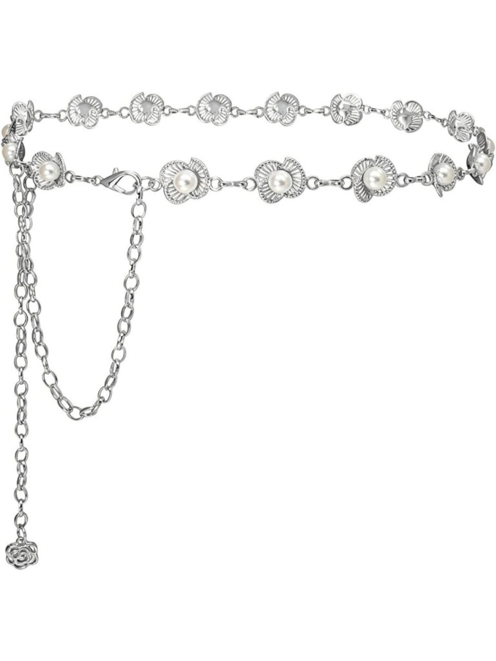 Adjustable Metal Waist Chain Belt - Gold & Silver Women’s Fashion Accessory
